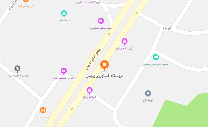 نقشه پتوس